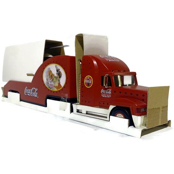 Coca-Cola 2000 Holiday Helicopter Carrier With 62" Replica Helicopter New in Box - Picture 9 of 15